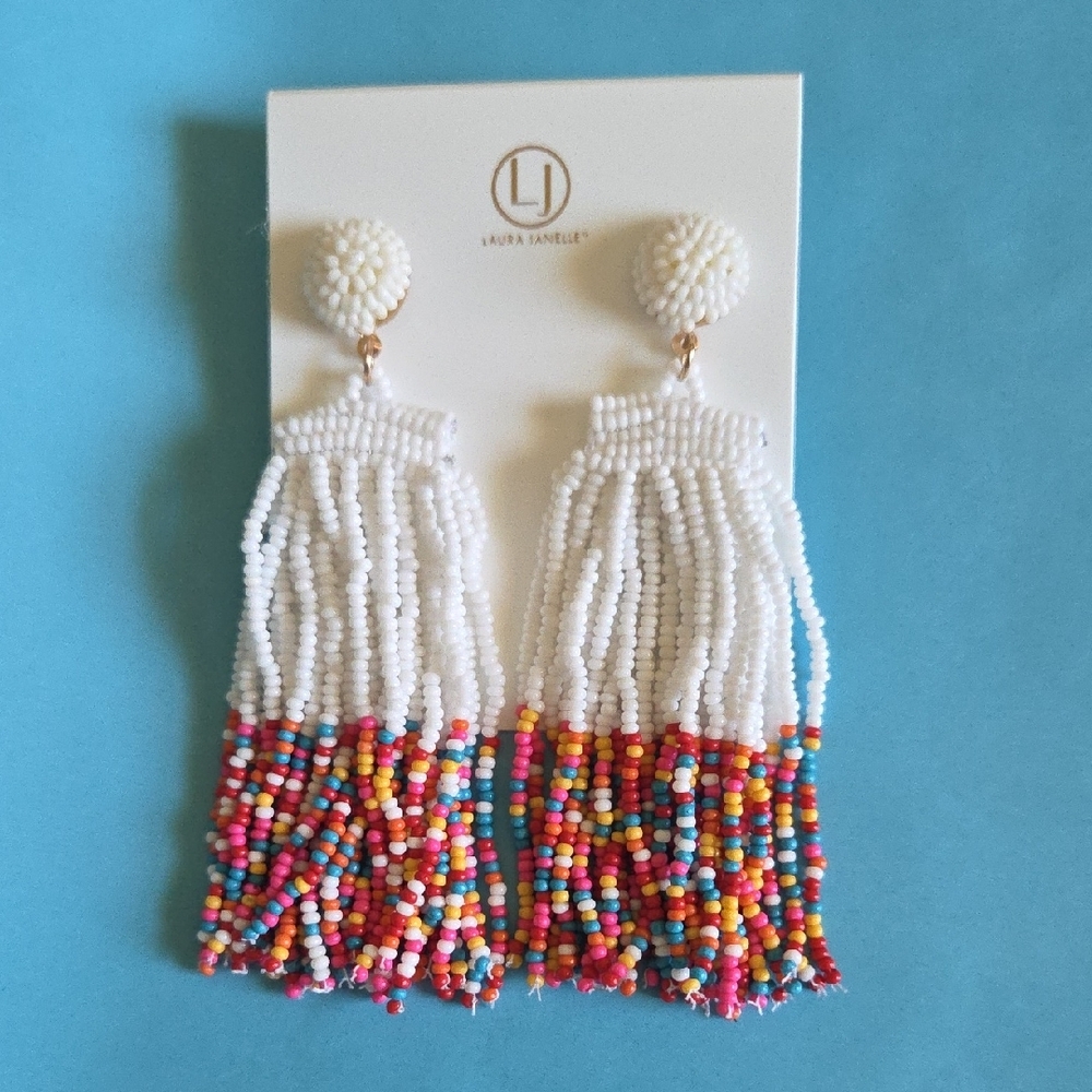 LJ Multicolor Beaded Earrings